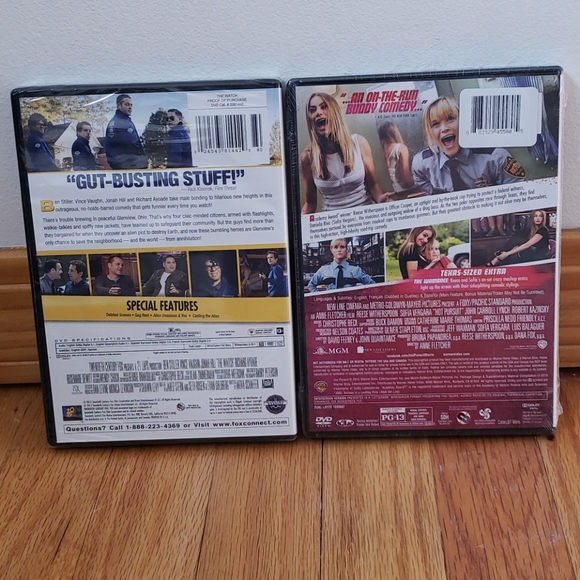 2 for$5 🚀NEW The Watch and Hot Pursuit DVD Box Discs - Picture 2 of 3